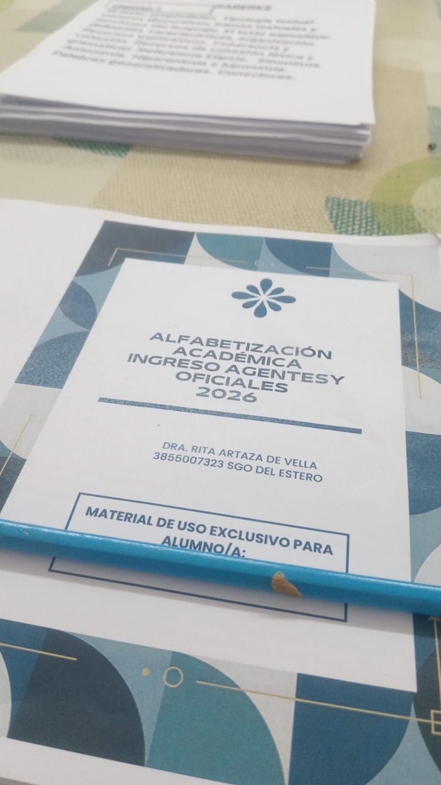Material del módulo intelectual del Instituto Juan B. Alberdi